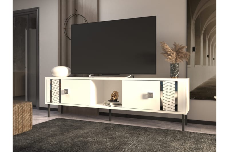 Frede Tv-bänk 150 cm Silver - Möbler - Vardagsrum - Tv-möbler & mediamöbler - Tv-bänkar