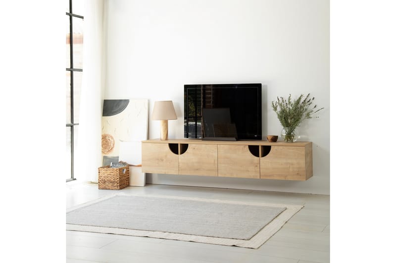 Grotte Tv-bänk 180 cm Ek - Möbler - Vardagsrum - Tv-möbler & mediamöbler - Tv-bänkar