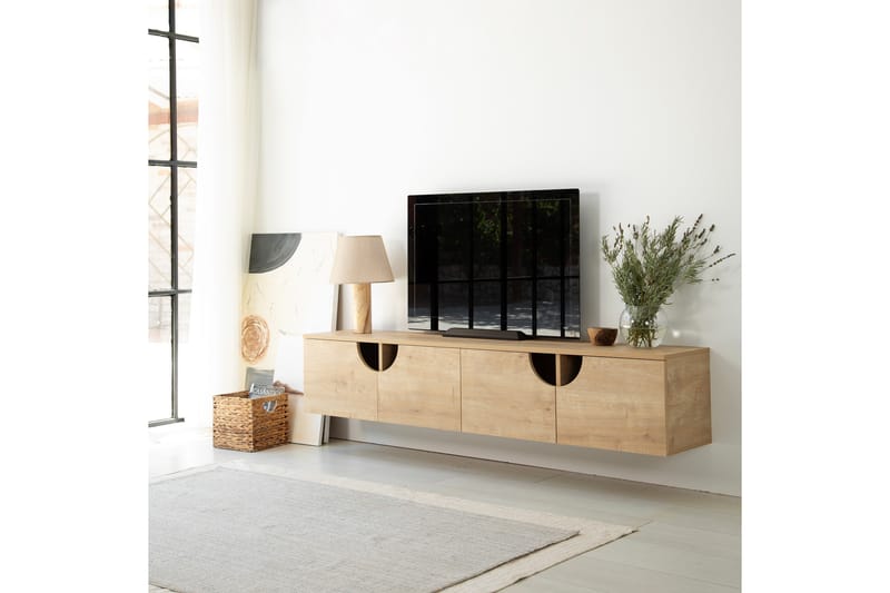 Grotte Tv-bänk 180 cm Ek - Möbler - Vardagsrum - Tv-möbler & mediamöbler - Tv-bänkar