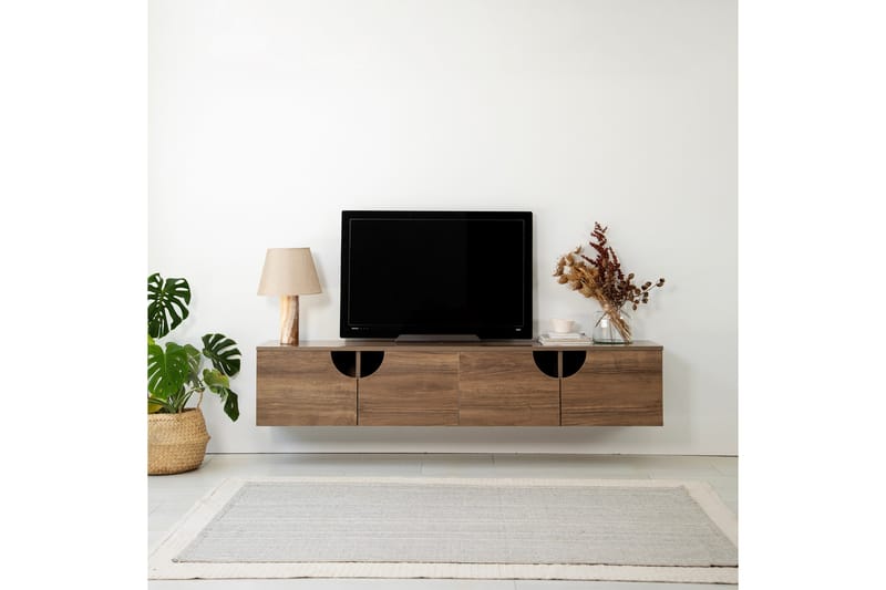 Grotte Tv-bänk 180 cm Valnöt - Möbler - Vardagsrum - Tv-möbler & mediamöbler - Tv-bänkar