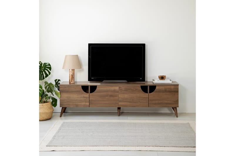 Grotte Tv-bänk 180 cm Valnöt - Tv-bänkar