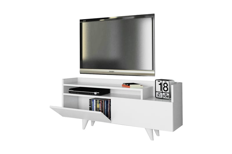 HEDVIQ Tv-bänk 120 cm Vit - Vit - Möbler - Vardagsrum - Tv-möbler & mediamöbler - Tv-bänkar