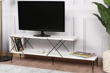 JAENNIS Tv-bänk 120 cm Vit