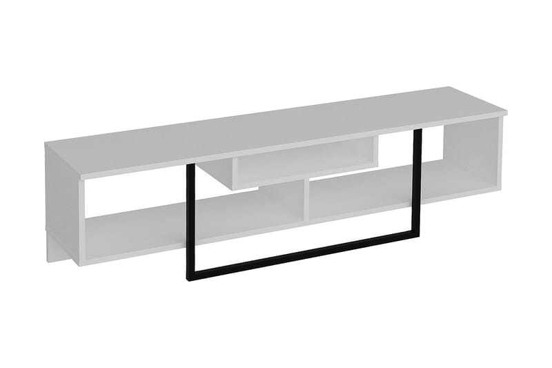 KEISA TV-Bänk 149 cm Vit/Svart - Möbler - Vardagsrum - Tv-möbler & mediamöbler - Tv-bänkar