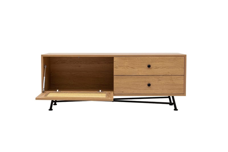 Makwana Tv-bänk 140 cm Natural - Möbler - Vardagsrum - Tv-möbler & mediamöbler - Tv-bänkar