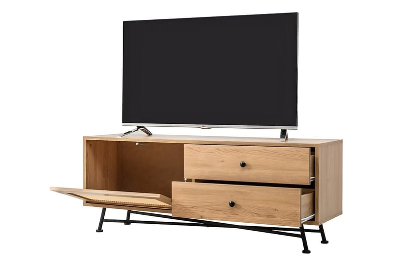 Makwana Tv-bänk 140 cm Natural - Möbler - Vardagsrum - Tv-möbler & mediamöbler - Tv-bänkar