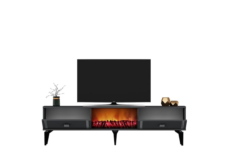 Male Tv-bänk 150 cm Silver - Möbler - Vardagsrum - Tv-möbler & mediamöbler - Tv-bänkar