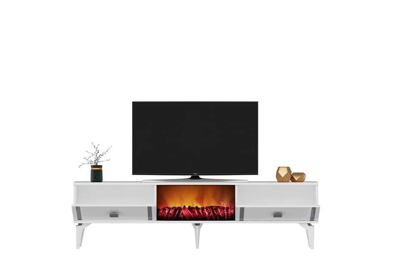 Male Tv-bänk 150 cm Silver - Möbler - Vardagsrum - Tv-möbler & mediamöbler - Tv-bänkar