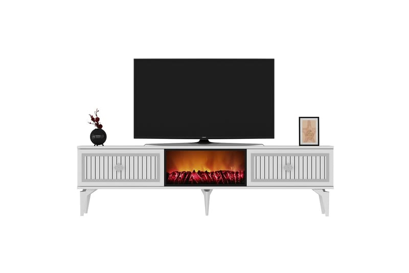 Munda Tv-bänk 150 cm Silver - Möbler - Vardagsrum - Tv-möbler & mediamöbler - Tv-bänkar