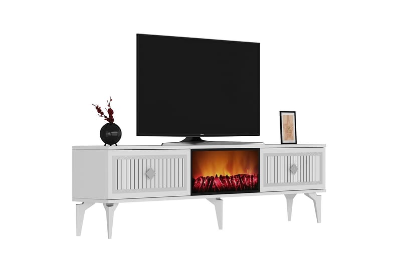 Munda Tv-bänk 150 cm Silver - Möbler - Vardagsrum - Tv-möbler & mediamöbler - Tv-bänkar