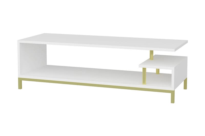 OBURUS Tv-bänk 120x37,6 cm Guld - Möbler - Vardagsrum - Tv-möbler & mediamöbler - Tv-bänkar