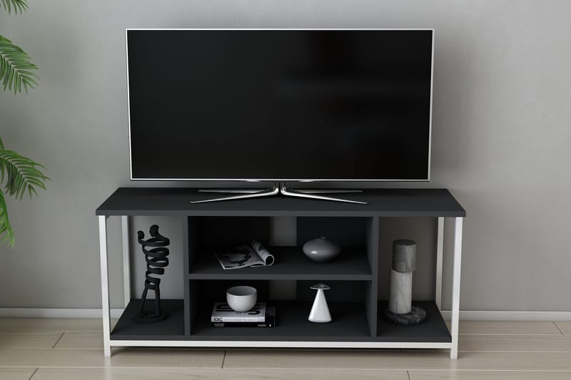 OBURUS Tv-bänk 120x50,8 cm Vit - Möbler - Vardagsrum - Tv-möbler & mediamöbler - Tv-bänkar