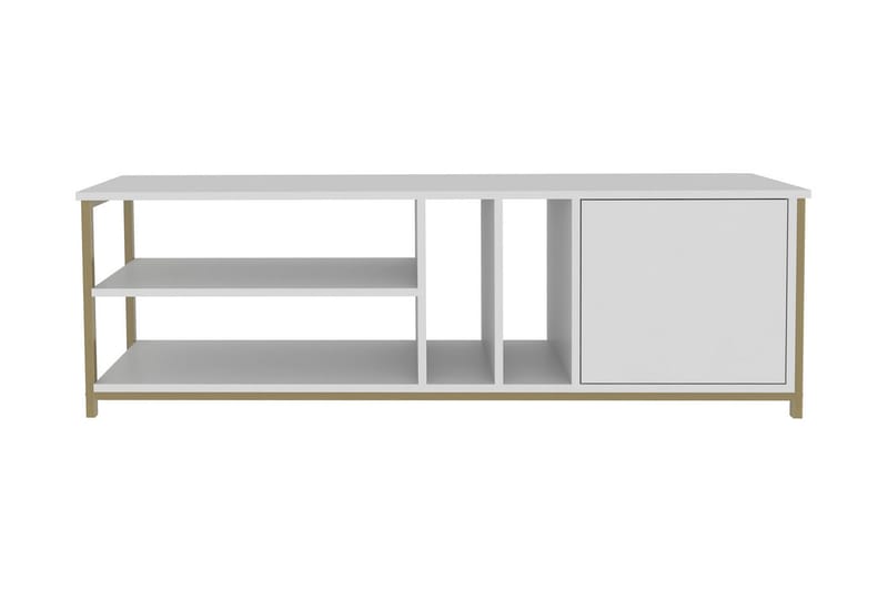 OBURUS Tv-bänk 140x50,8 cm Guld - Möbler - Vardagsrum - Tv-möbler & mediamöbler - Tv-bänkar