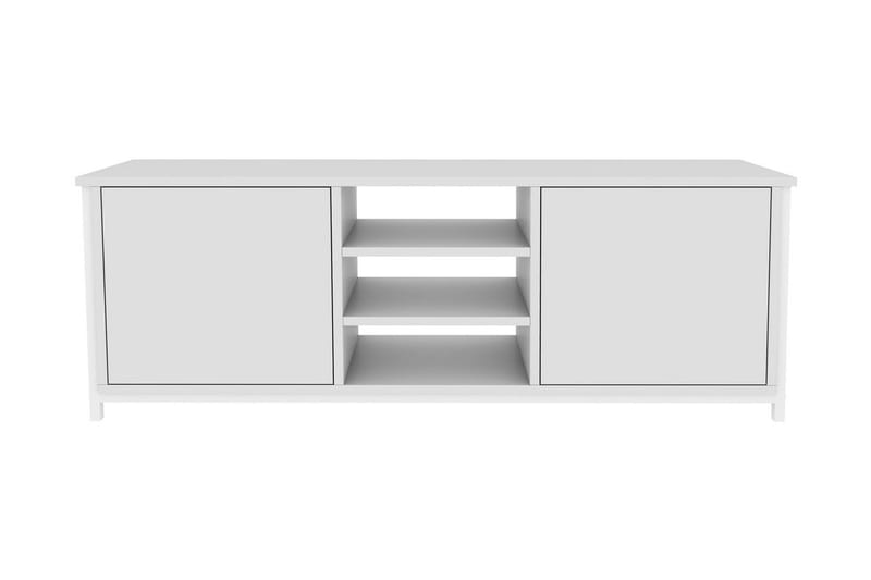 OBURUS Tv-bänk 140x50,8 cm Vit - Möbler - Vardagsrum - Tv-möbler & mediamöbler - Tv-bänkar