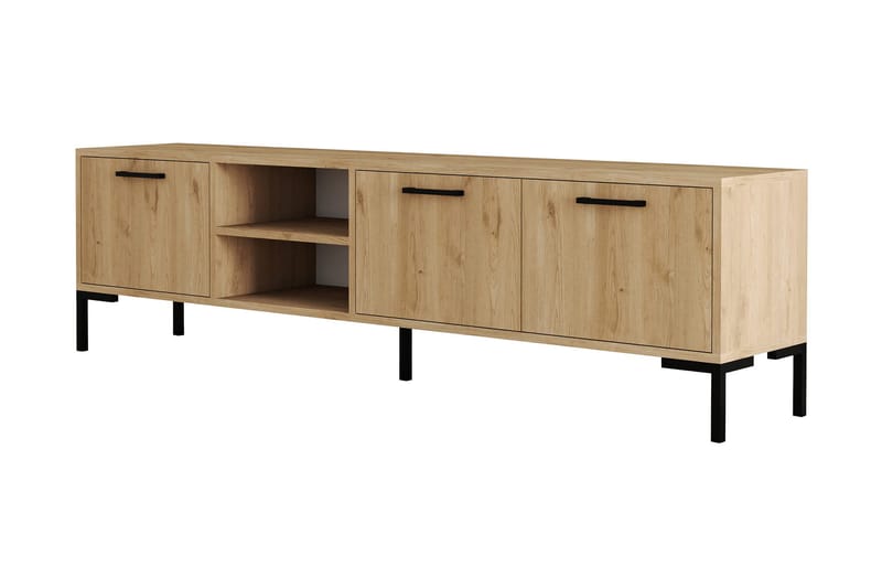 OBURUS Tv-bänk 150x52 cm Brun - Möbler - Vardagsrum - Tv-möbler & mediamöbler - Tv-bänkar