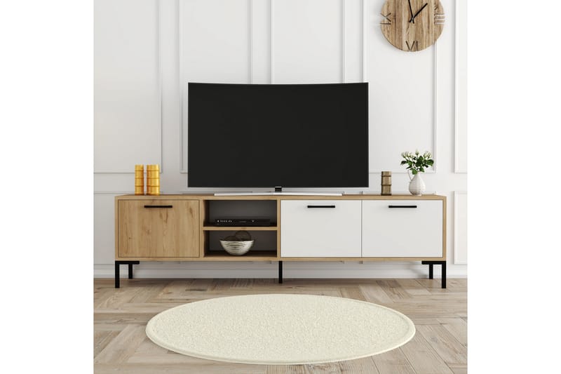 OBURUS Tv-bänk 150x52 cm Brun - Möbler - Vardagsrum - Tv-möbler & mediamöbler - Tv-bänkar