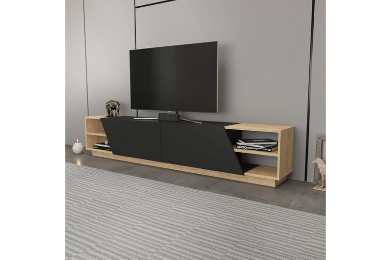 OBURUS Tv-bänk 240x47,4 cm Brun - Möbler - Vardagsrum - Tv-möbler & mediamöbler - Tv-bänkar