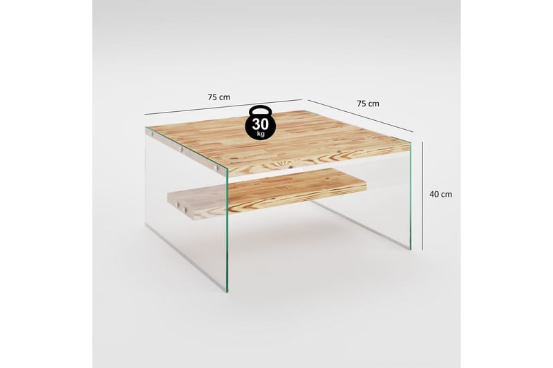 OUDENBOSH Tv-bänk 120 cm Natur - Natur - Möbler - Vardagsrum - Tv-möbler & mediamöbler - Tv-bänkar