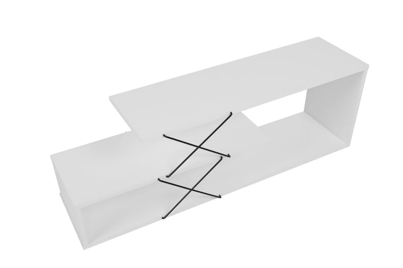 RIYANA Tv-bänk 120 cm Vit - Möbler - Vardagsrum - Tv-möbler & mediamöbler - Tv-bänkar