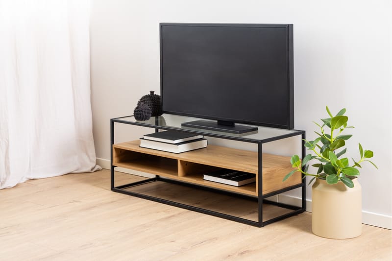 Sakila Tv-bänk 40 cm Transparent - Möbler - Vardagsrum - Tv-möbler & mediamöbler - Tv-bänkar