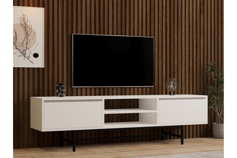 Tauber Tv-bänk 180 cm Vit - Möbler - Vardagsrum - Tv-möbler & mediamöbler - Tv-bänkar