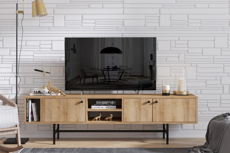 TORSTENSERED TV-bänk 180 cm Brun - Möbler - Vardagsrum - Tv-möbler & mediamöbler - Tv-bänkar