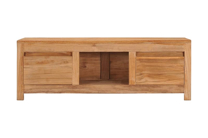 TV-bänk 100x30x35 cm massiv teak - Brun - Möbler - Vardagsrum - Tv-möbler & mediamöbler - Tv-bänkar