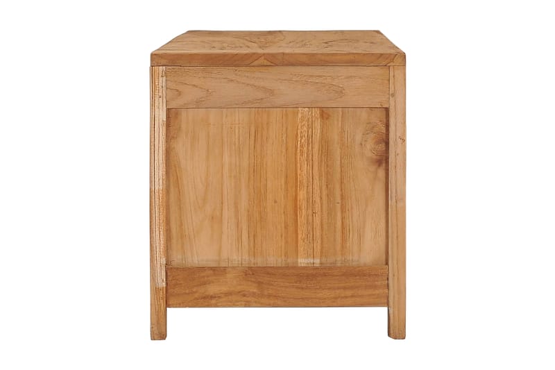 TV-bänk 100x30x35 cm massiv teak - Brun - Möbler - Vardagsrum - Tv-möbler & mediamöbler - Tv-bänkar