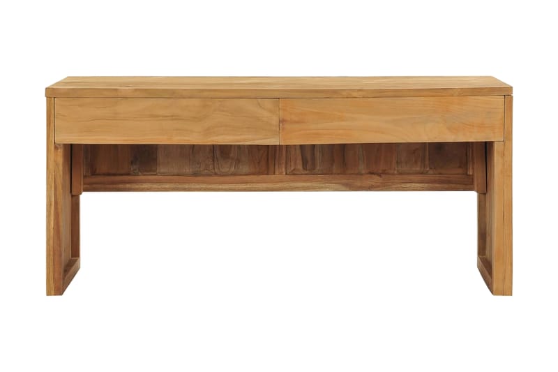 TV-bänk 100x35x45 cm massiv teak - Brun - Möbler - Vardagsrum - Tv-möbler & mediamöbler - Tv-bänkar