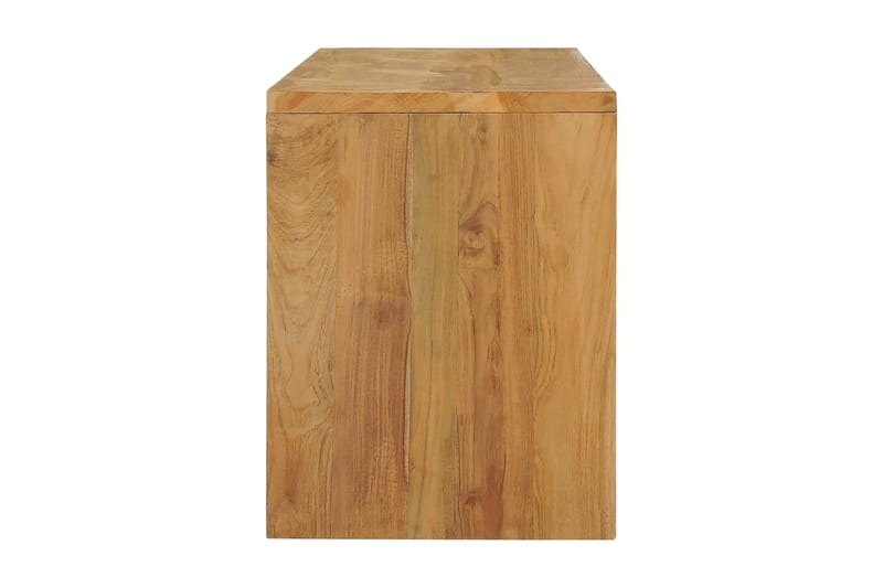 TV-bänk 100x35x45 cm massiv teak - Brun - Möbler - Vardagsrum - Tv-möbler & mediamöbler - Tv-bänkar