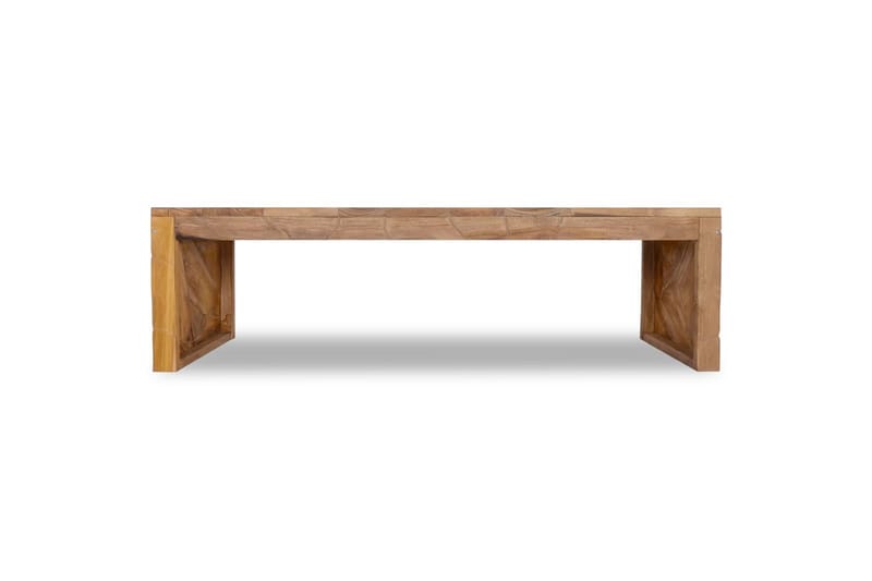 Tv-bänk 110x35x36 cm massiv teak - Brun - Möbler - Vardagsrum - Tv-möbler & mediamöbler - Tv-bänkar