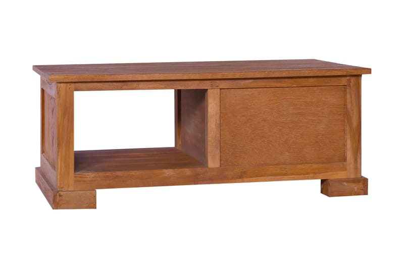 TV-bänk 90x50x37 cm massiv teak - Brun - Möbler - Vardagsrum - Tv-möbler & mediamöbler - Tv-bänkar