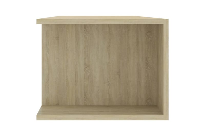 TV-bänk med LED-belysning sonoma-ek 135x39x30 cm - Brun - Möbler - Vardagsrum - Tv-möbler & mediamöbler - Tv-bänkar