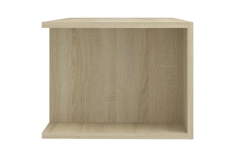 TV-bänk med LED-belysning sonoma-ek 90x39x30 cm - Brun - Möbler - Vardagsrum - Tv-möbler & mediamöbler - Tv-bänkar