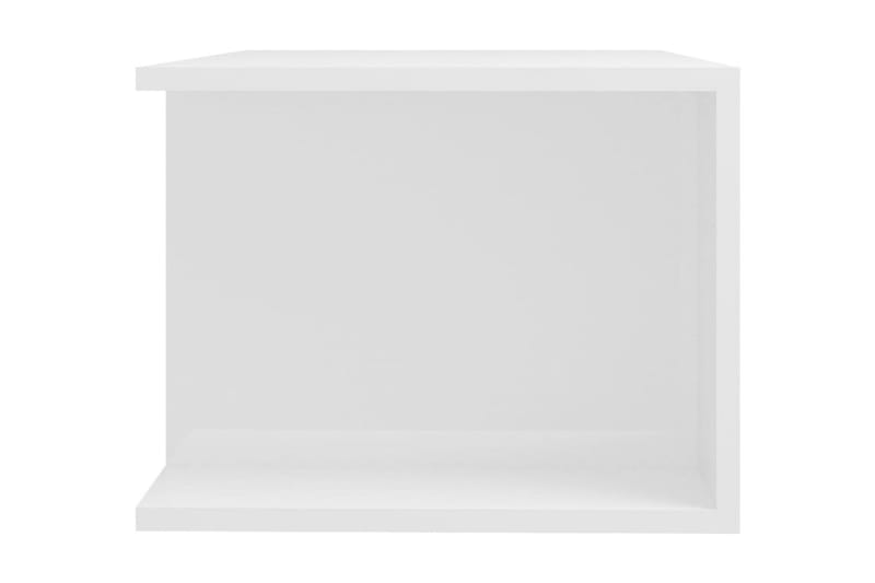 TV-bänk med LED-belysning vit högglans 90x39x30 cm - Vit - Möbler - Vardagsrum - Tv-möbler & mediamöbler - Tv-bänkar