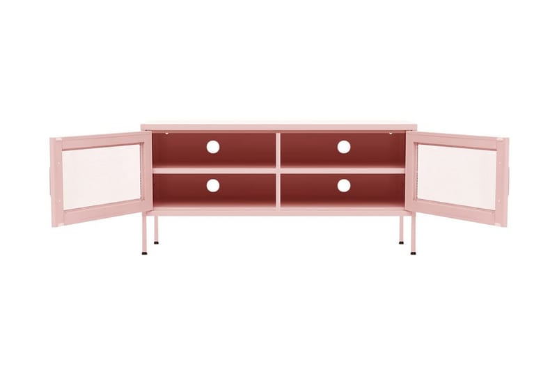 Tv-bänk pink 105x35x50 cm stål - Rosa - Möbler - Vardagsrum - Tv-möbler & mediamöbler - Tv-bänkar