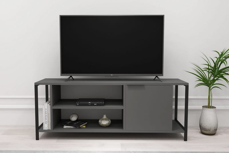 UKHAND Tv-bänk 120x54 cm Antracit - Möbler - Vardagsrum - Tv-möbler & mediamöbler - Tv-bänkar