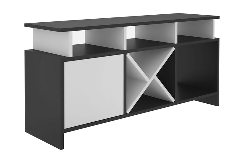 UKHAND Tv-bänk 120x60,6 cm Antracit - Möbler - Vardagsrum - Tv-möbler & mediamöbler - Tv-bänkar