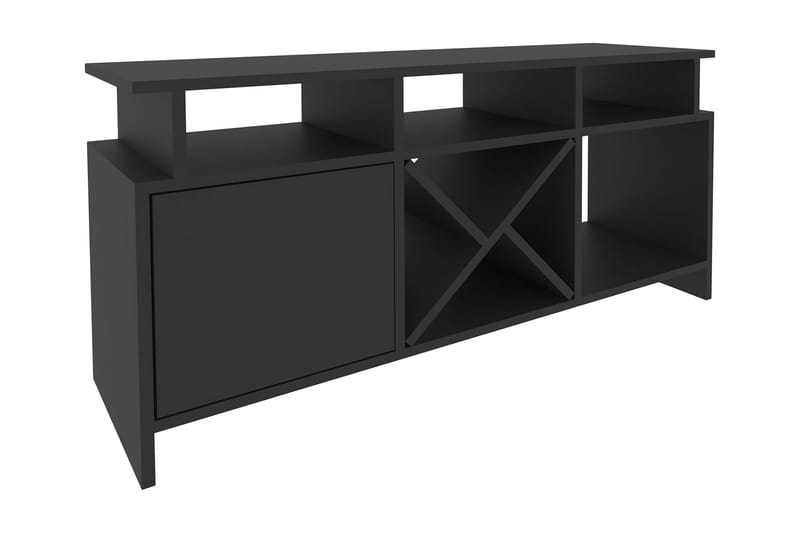 UKHAND Tv-bänk 120x60,6 cm Antracit - Möbler - Vardagsrum - Tv-möbler & mediamöbler - Tv-bänkar