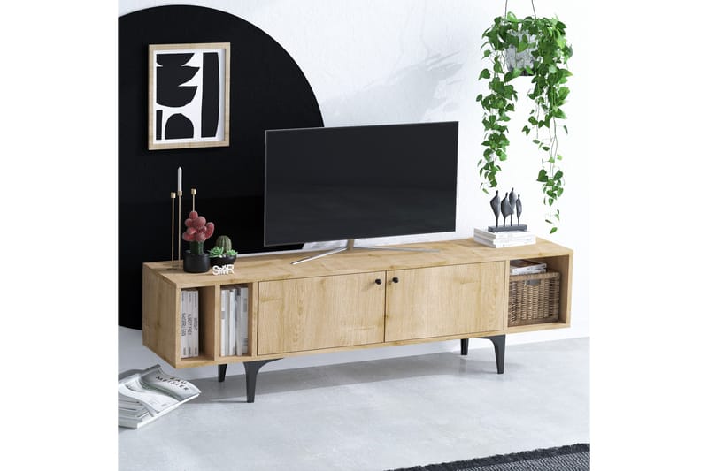 UKHAND Tv-bänk 150x47 cm Blå - Möbler - Vardagsrum - Tv-möbler & mediamöbler - Tv-bänkar