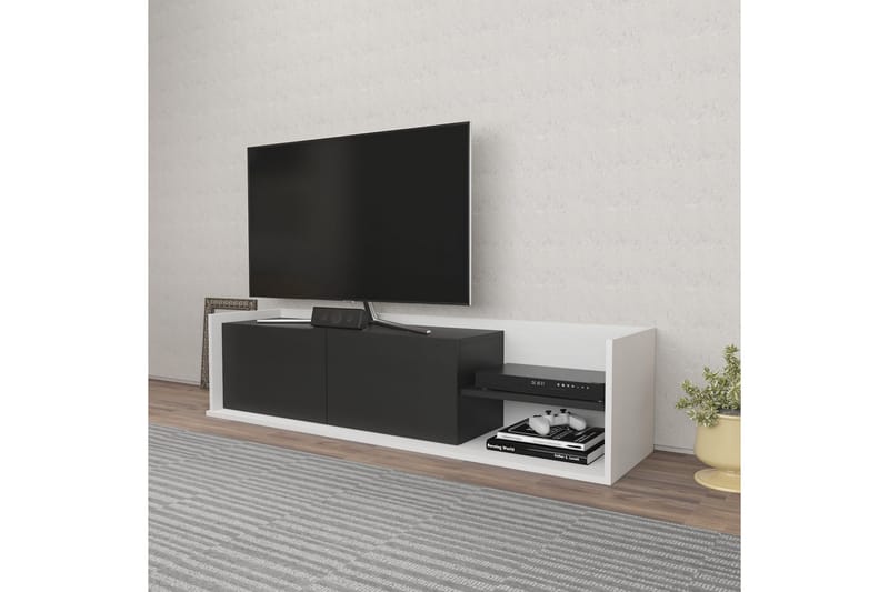 UKHAND Tv-bänk 160x36,8 cm Vit - Möbler - Vardagsrum - Tv-möbler & mediamöbler - Tv-bänkar