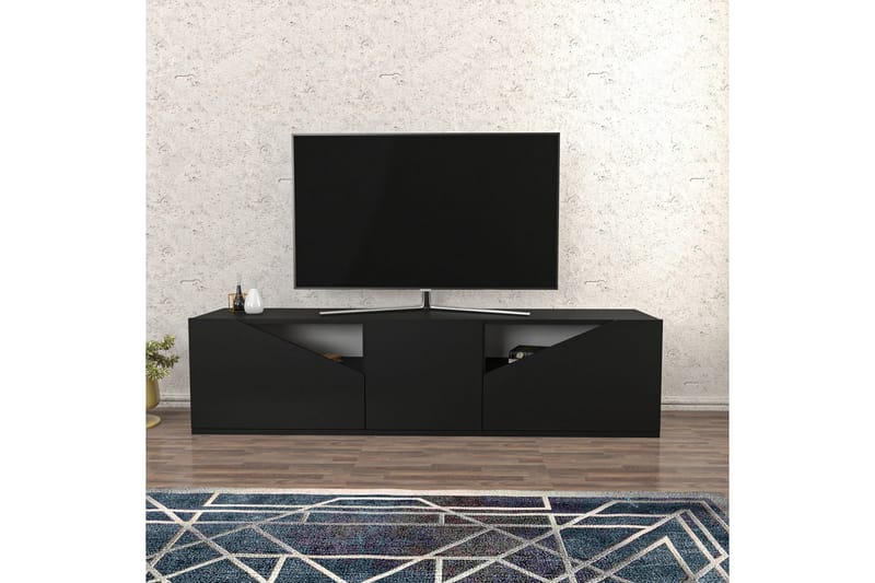 UKHAND Tv-bänk 160x40 cm Antracit - Möbler - Vardagsrum - Tv-möbler & mediamöbler - Tv-bänkar