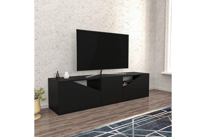 UKHAND Tv-bänk 160x40 cm Antracit - Möbler - Vardagsrum - Tv-möbler & mediamöbler - Tv-bänkar