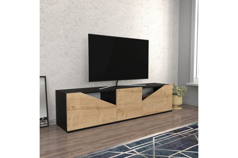 UKHAND Tv-bänk 160x40 cm Antracit - Möbler - Vardagsrum - Tv-möbler & mediamöbler - Tv-bänkar