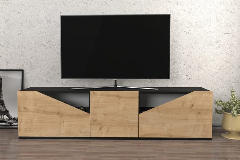 UKHAND Tv-bänk 160x40 cm Antracit - Möbler - Vardagsrum - Tv-möbler & mediamöbler - Tv-bänkar