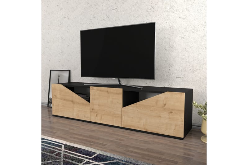 UKHAND Tv-bänk 160x40 cm Antracit - Möbler - Vardagsrum - Tv-möbler & mediamöbler - Tv-bänkar