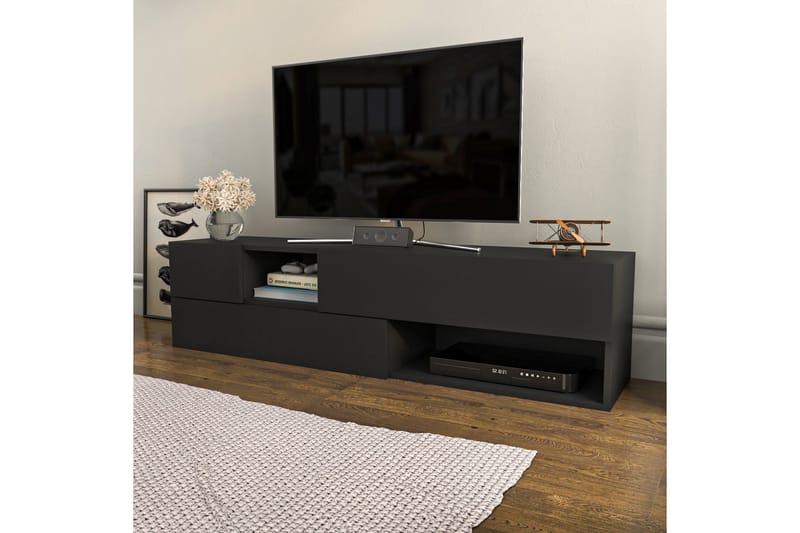 UKHAND Tv-bänk 160x40 cm Antracit - Möbler - Vardagsrum - Tv-möbler & mediamöbler - Tv-bänkar