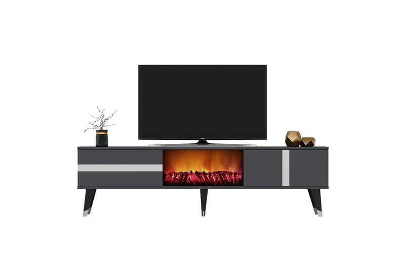 Vania Tv-bänk 150 cm Silver - Möbler - Vardagsrum - Tv-möbler & mediamöbler - Tv-bänkar