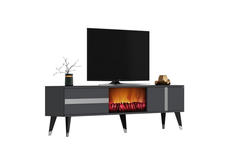 Vania Tv-bänk 150 cm Silver - Möbler - Vardagsrum - Tv-möbler & mediamöbler - Tv-bänkar