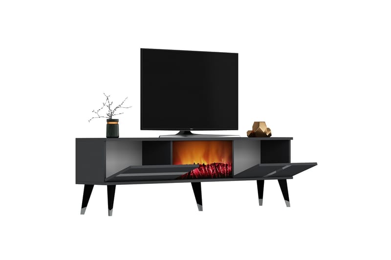 Vania Tv-bänk 150 cm Silver - Möbler - Vardagsrum - Tv-möbler & mediamöbler - Tv-bänkar